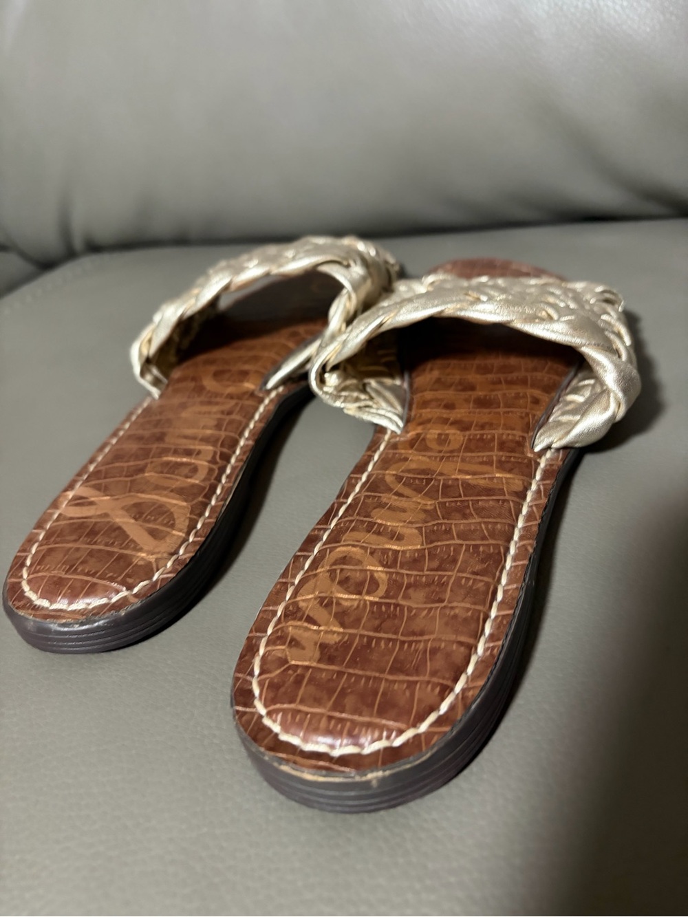 Sam Edelman Women's Griffin woven Slide Sandals. - Picture 6 of 8